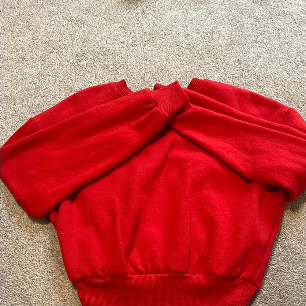 Wild Fable Vibrant Red Crewneck